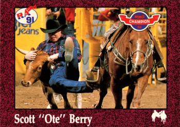 1991 Rodeo America Set B #5 Scott Berry Front